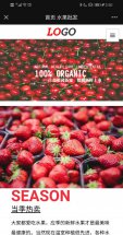 果蔬批发模板手机端效果